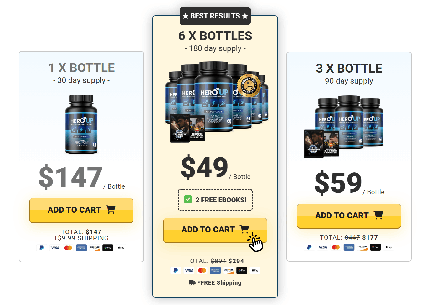 HeroUP Official Checkout – Safe Payment & Special Offers